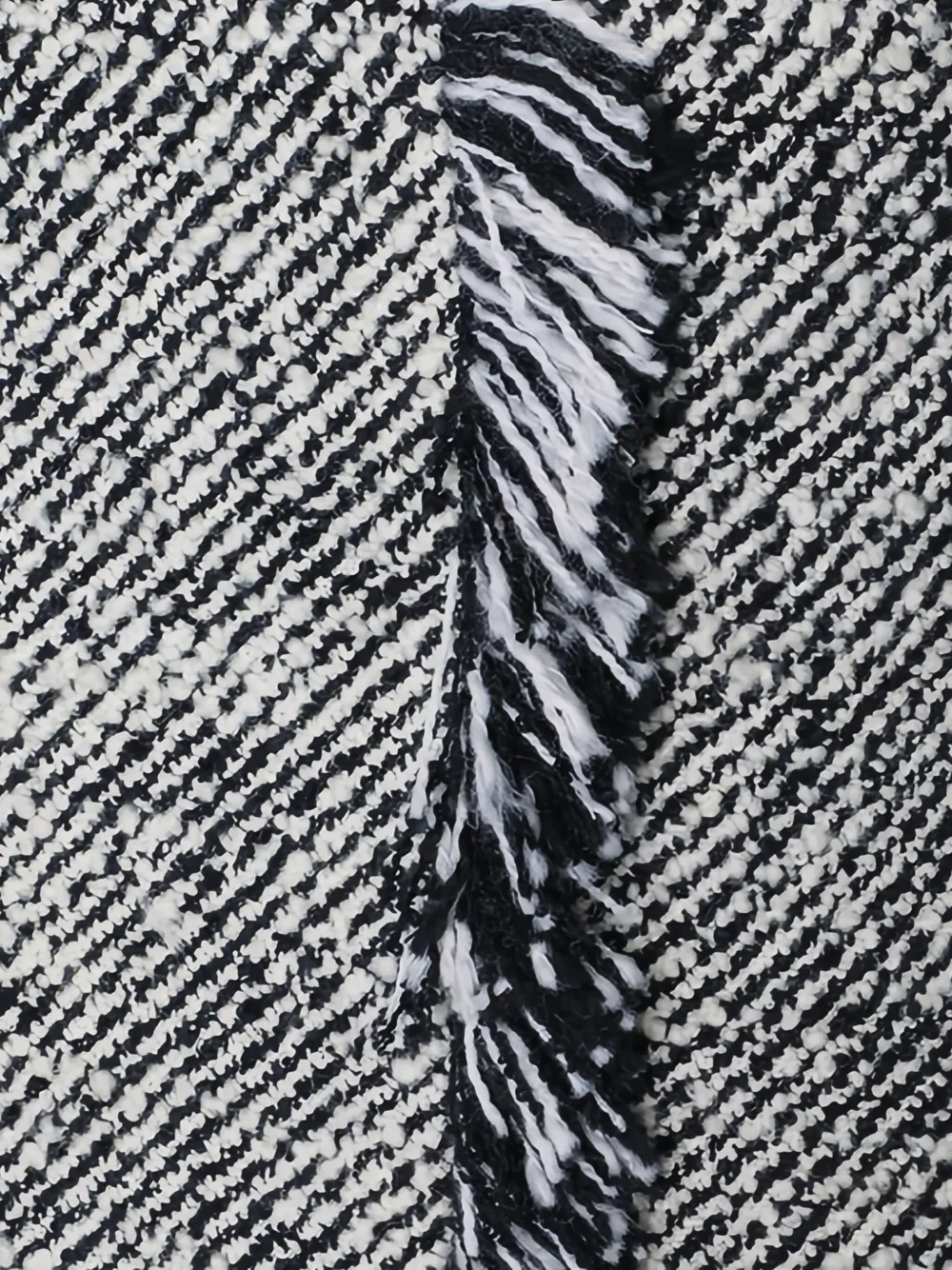 Durazzi Milano Mini-rok met franje Zwart