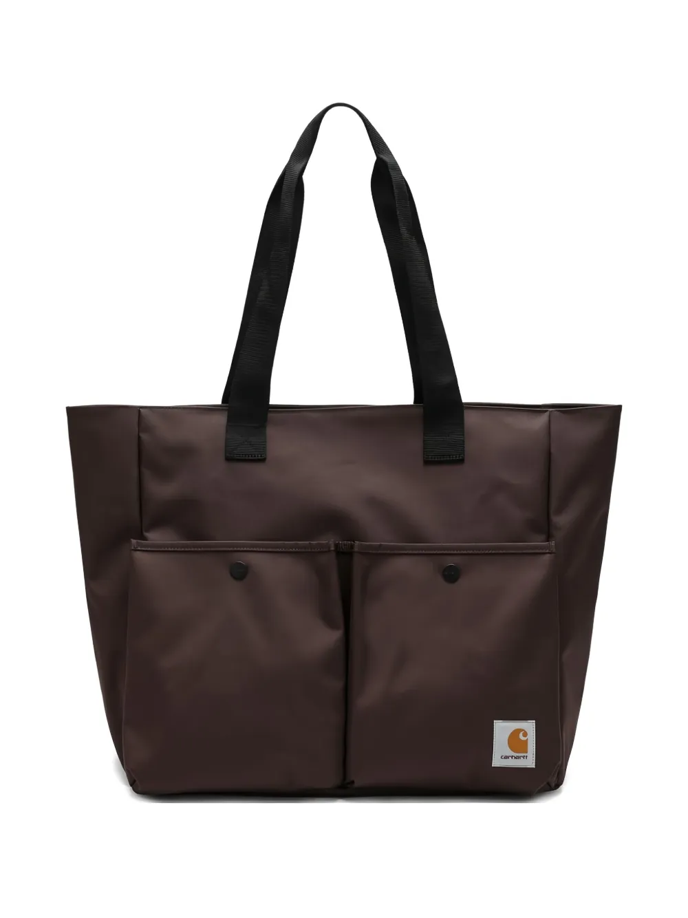 Carhartt WIP sac à main à patch logo | marron | Image 1