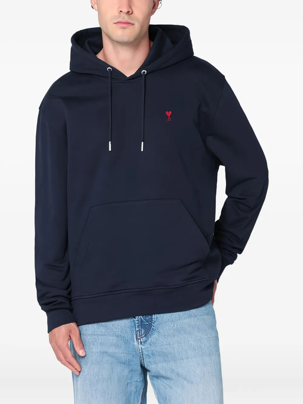 AMI Paris Ami de Coeur hoodie Blauw