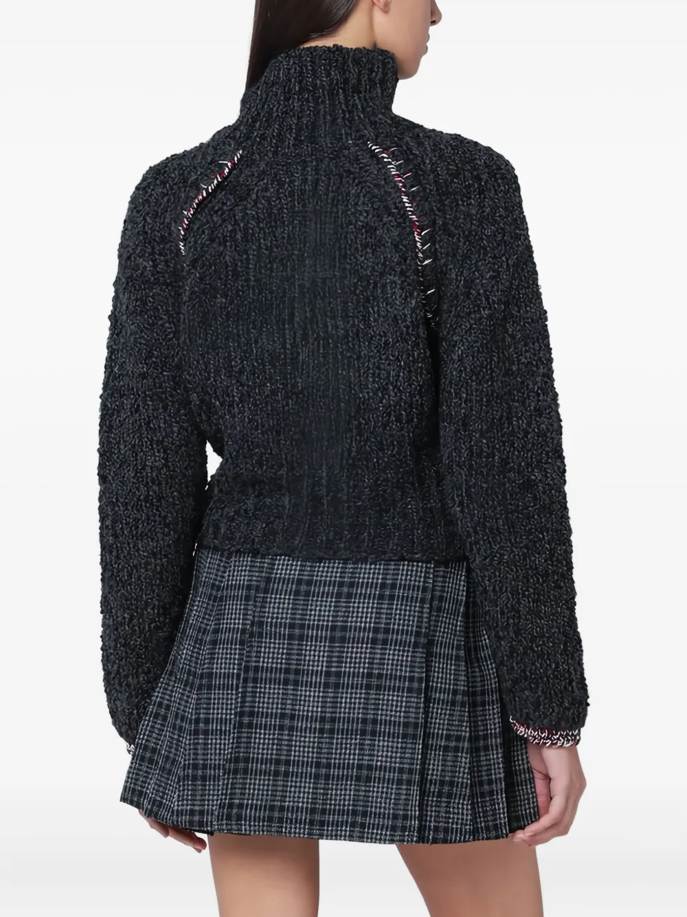 Durazzi Milano High-neck Sweater In Black