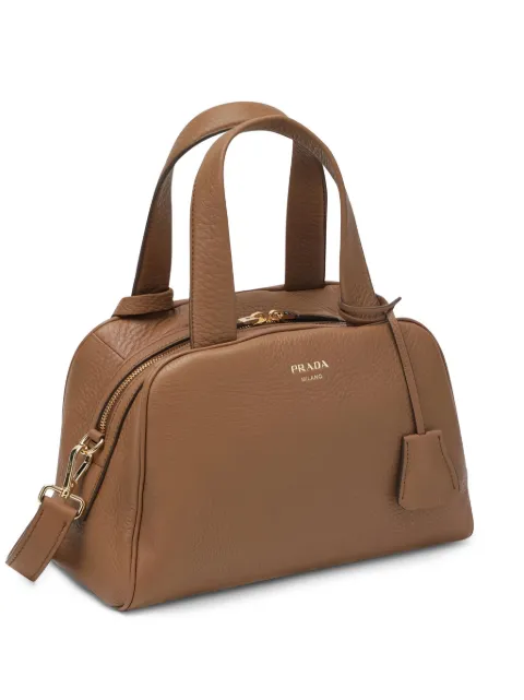 Prada medium leather tote bag