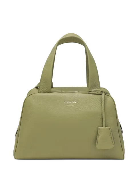 Prada medium leather tote bag