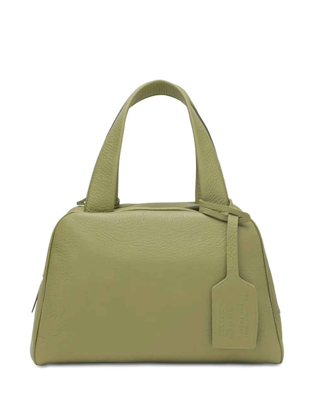 Prada Medium leren shopper Groen