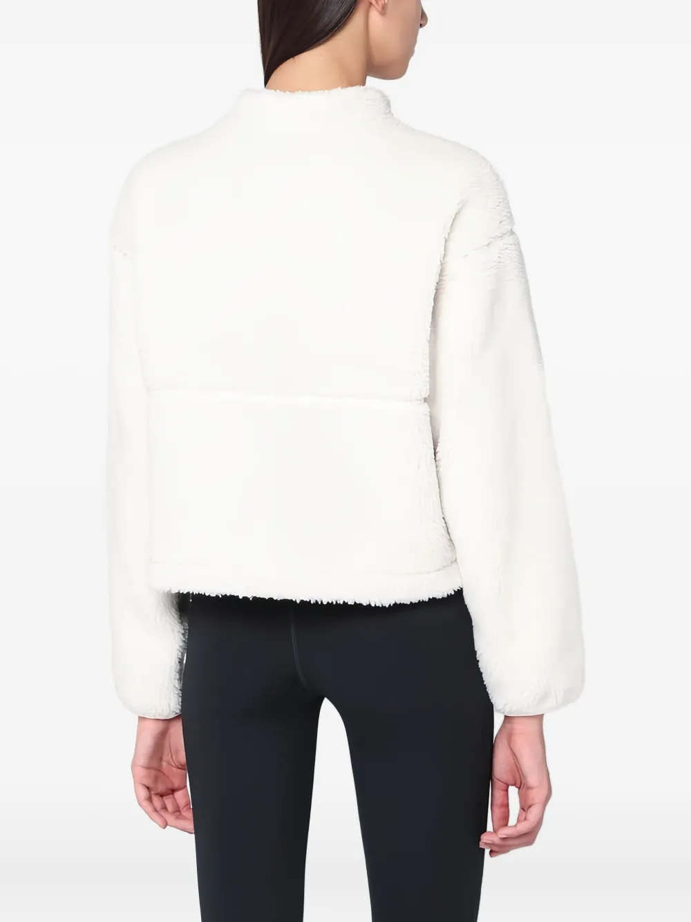 The North Face Zip-up Faux-fur Jacket In White