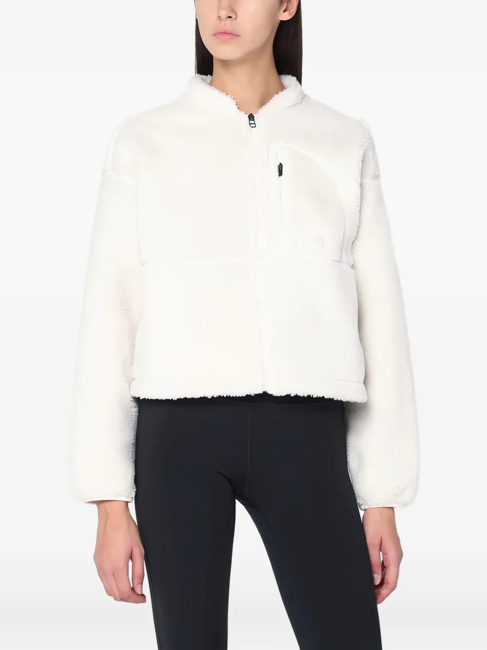 The North Face Zip-up Faux-fur Jacket In White