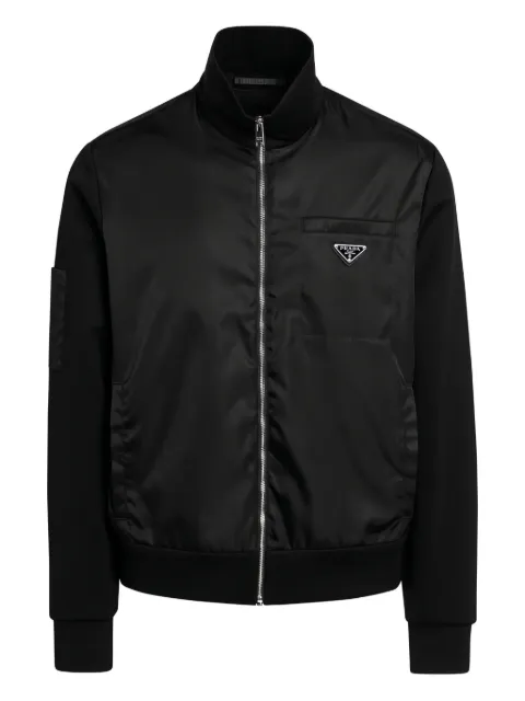 Prada logo-plaque sweatshirt