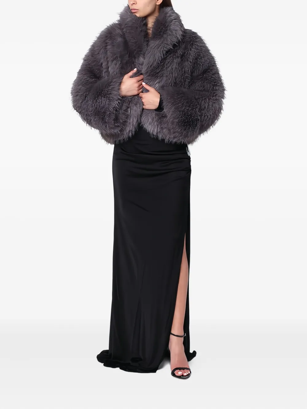 SWD BY S.W.O.R.D. shawl-lapel jacket | Faux Fur & Shearling Jackets | Image 2