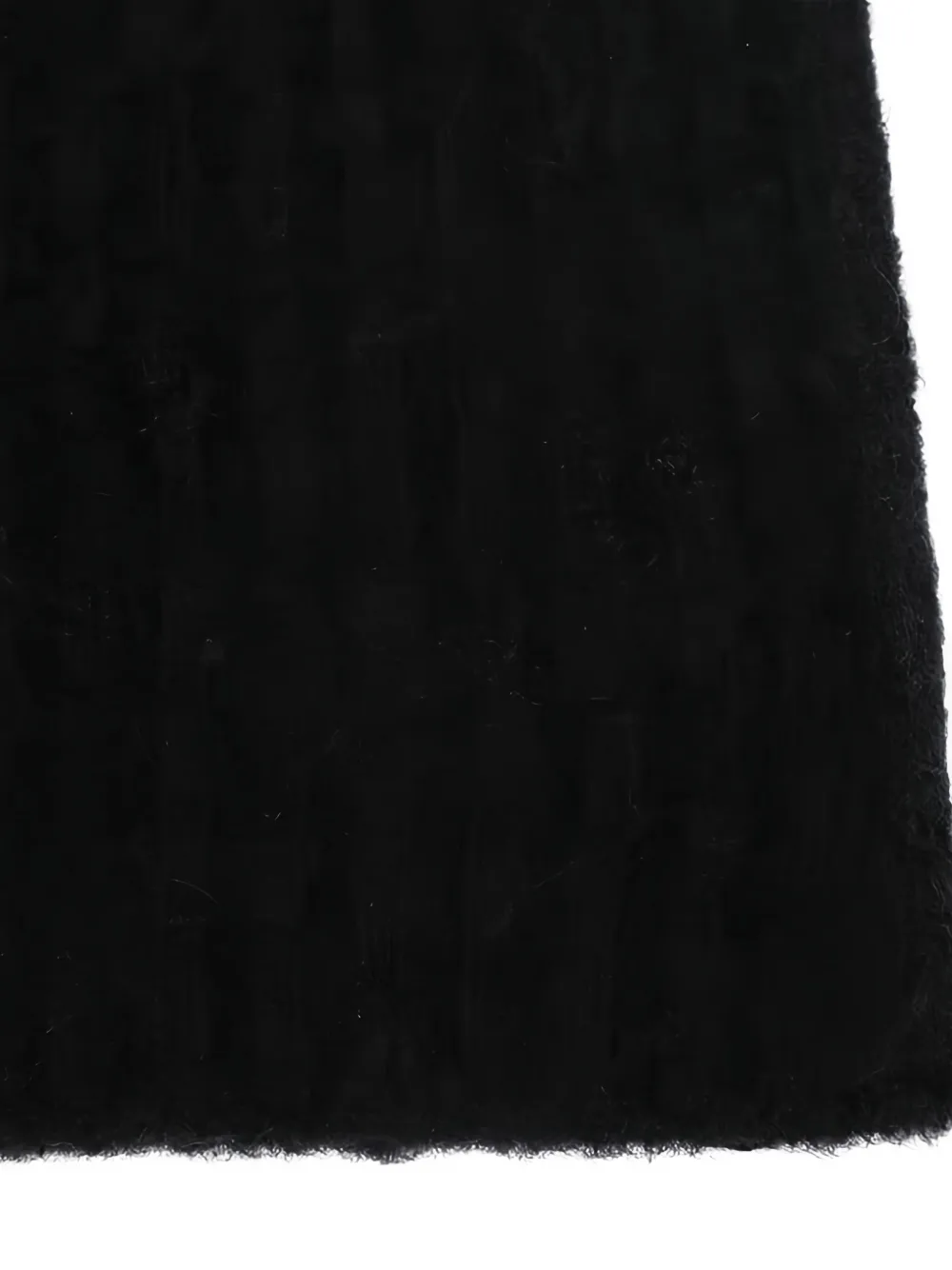 Roberto Collina Geribbelde muts Zwart