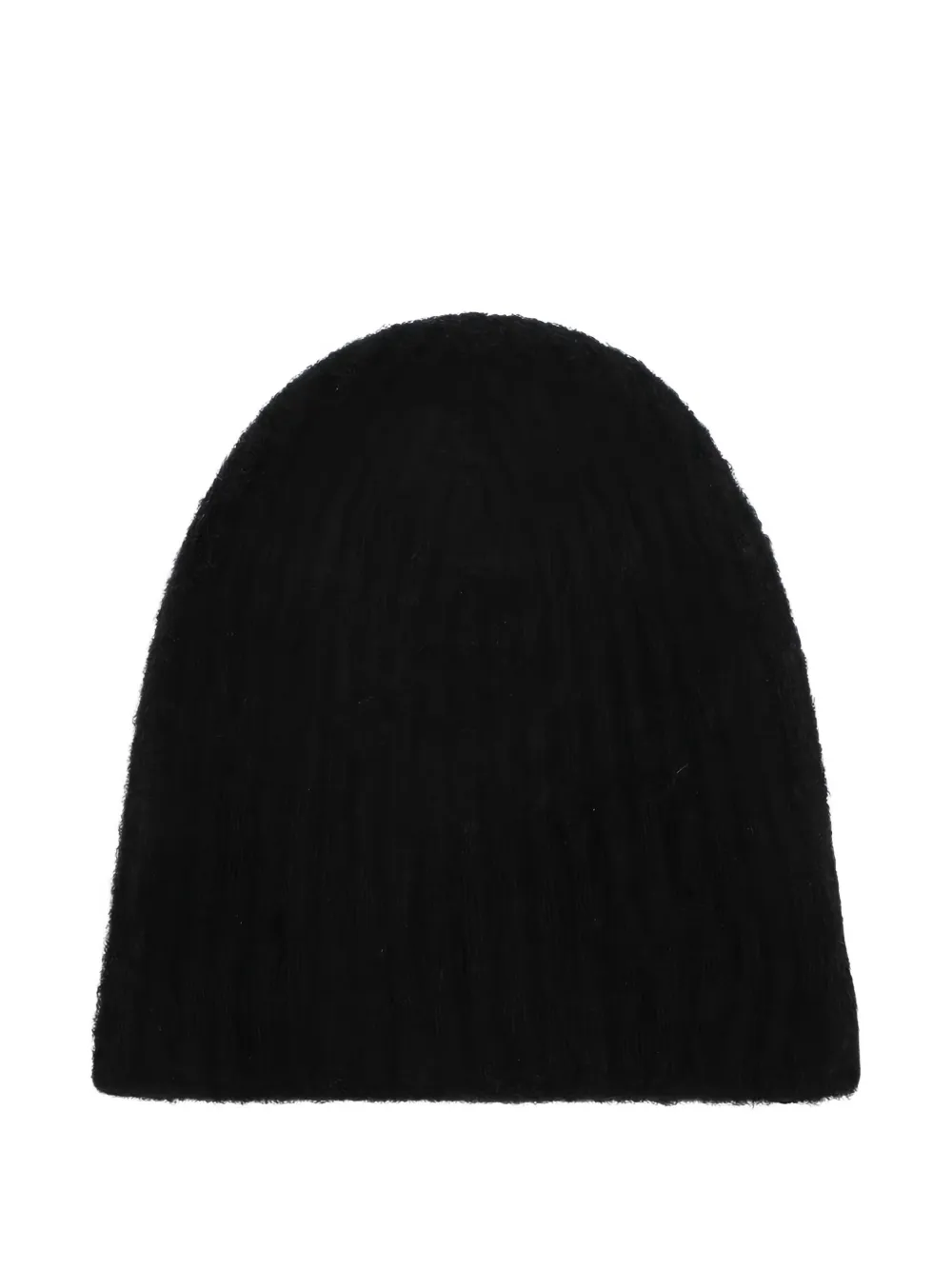 Roberto Collina Geribbelde muts - Zwart