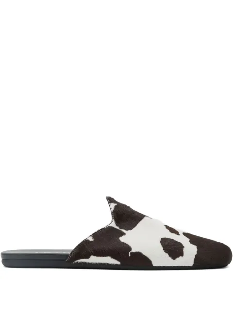 Prada leather slides