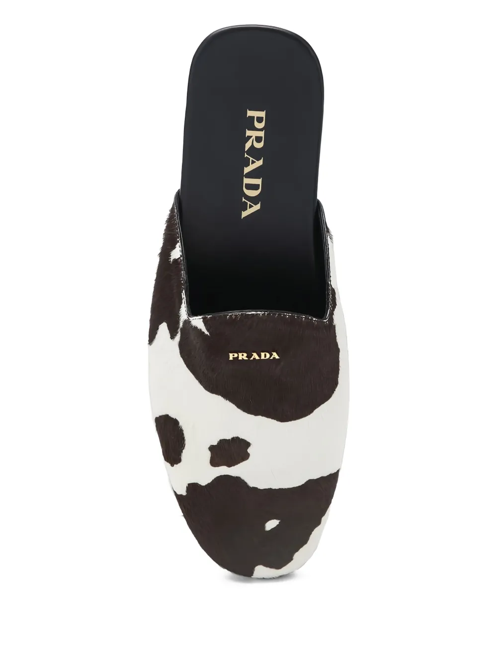 Prada Leren muiltjes Zwart