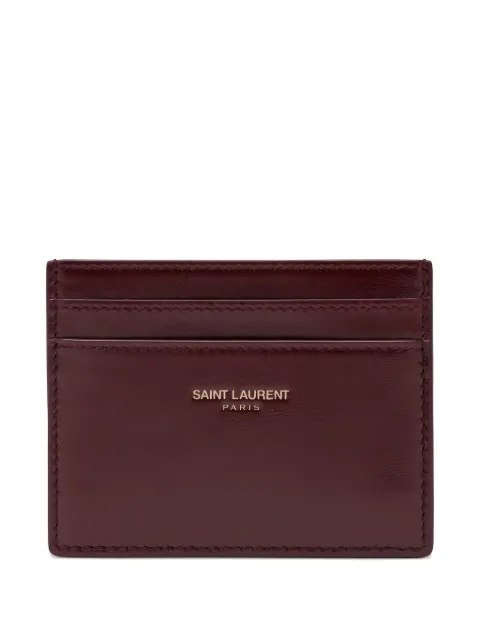 Saint Laurent tarjetero de piel