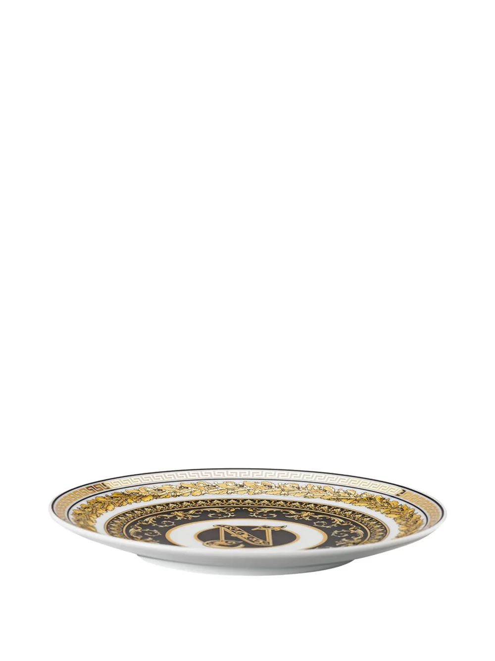 Versace Home Virtus Alphabet N decorated plate | Tableware | Image 2