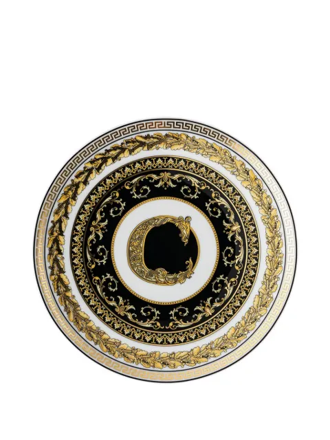 Versace Home Virtus Alphabet C decorated plate
