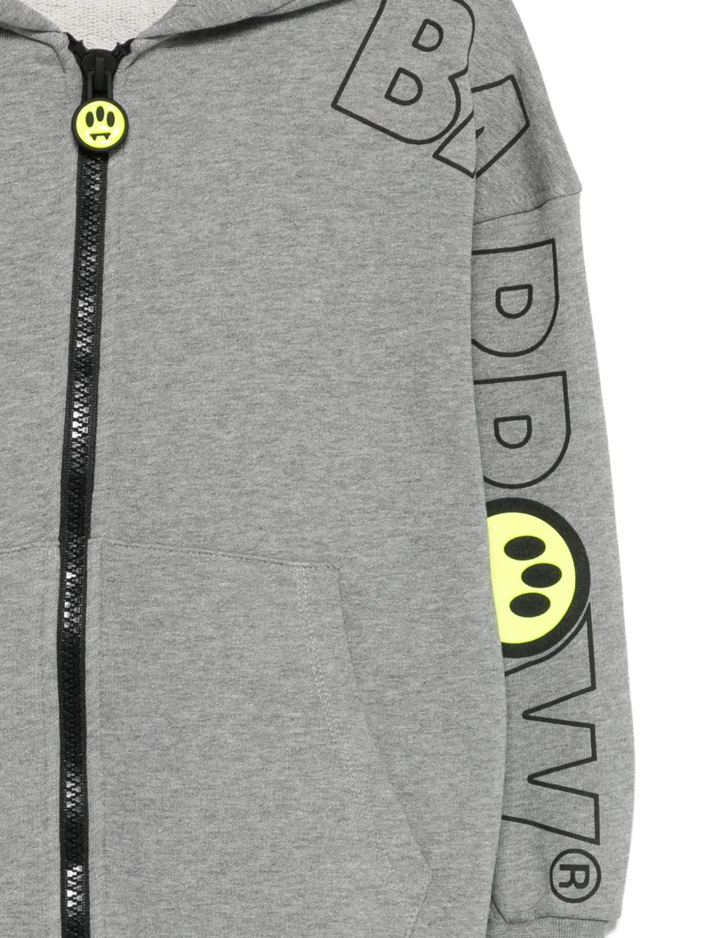 Barrow kids Sweater met rits en capuchon Grijs