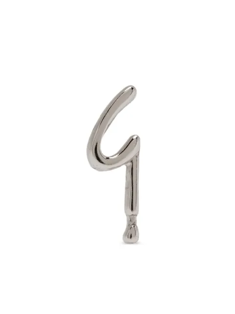 agnès b.  logo earring