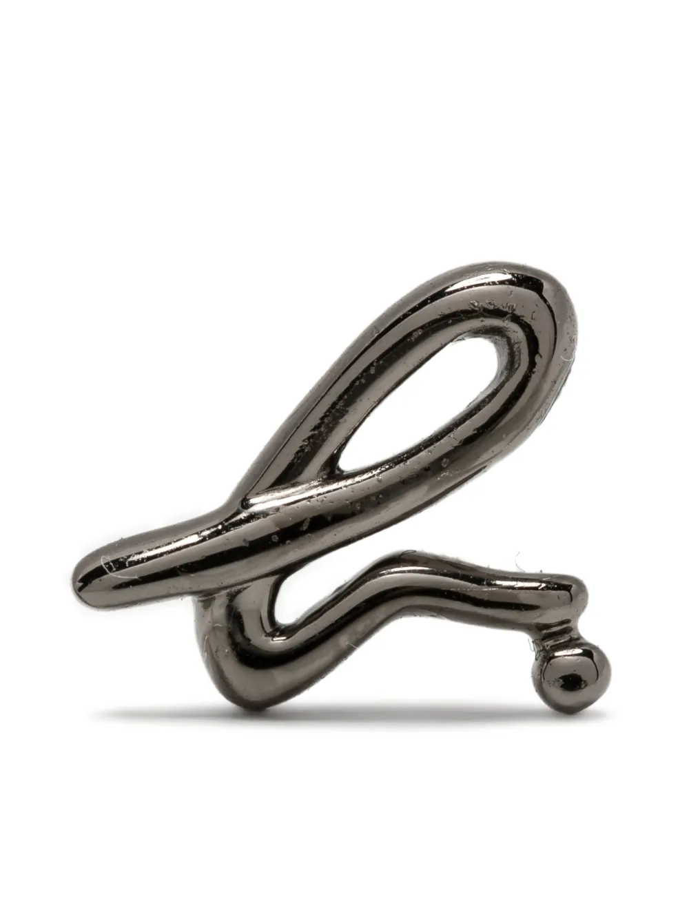 agnès b.  logo earring | Silver | Image 1
