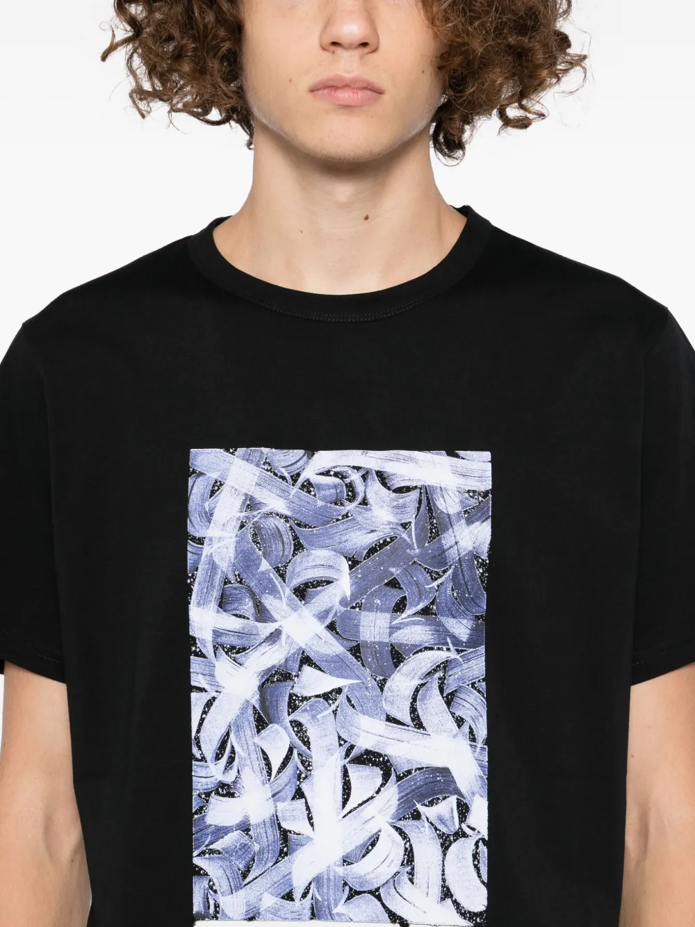 Agnès B. X Creepy Mouse Graphic-print T-shirt In Black