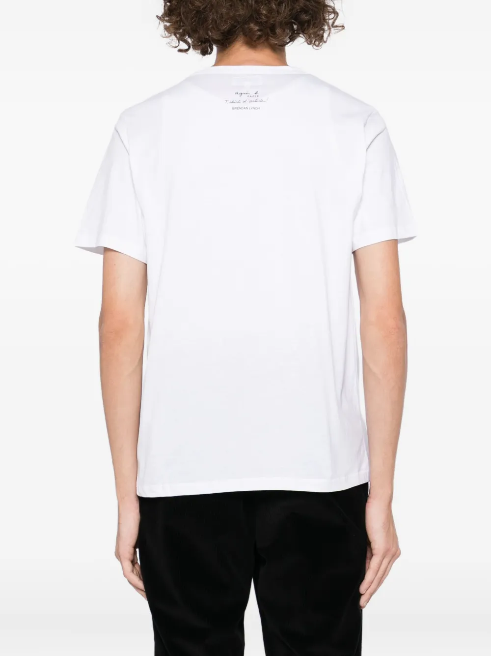 Agnès B. X Brendan Lynch Le Mixte T-shirt In White