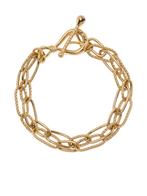 agnès b.  Anchor Knot Twist Hoops bracelet 