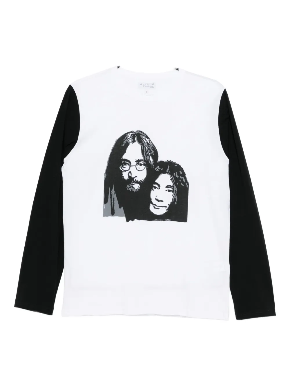 Agnès B. X Rafael Gray Graphic-print T-shirt In White