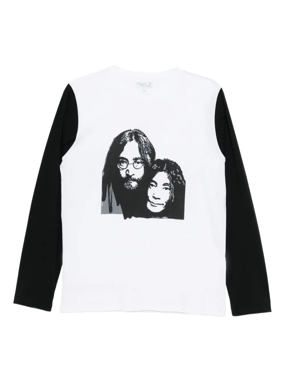 agnès b.  playera con estampado gráfico en colaboración con Rafael Grey | blanco | Image 1