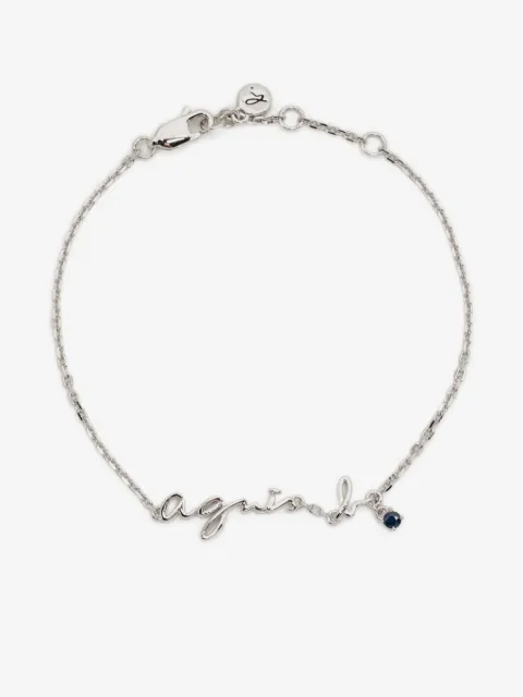 agnès b.  pulsera con logo