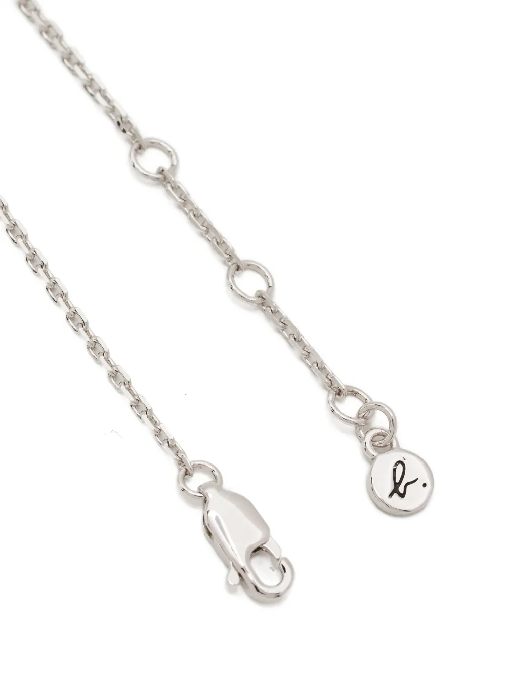 Agnès B. Logo Bracelet In Metallic