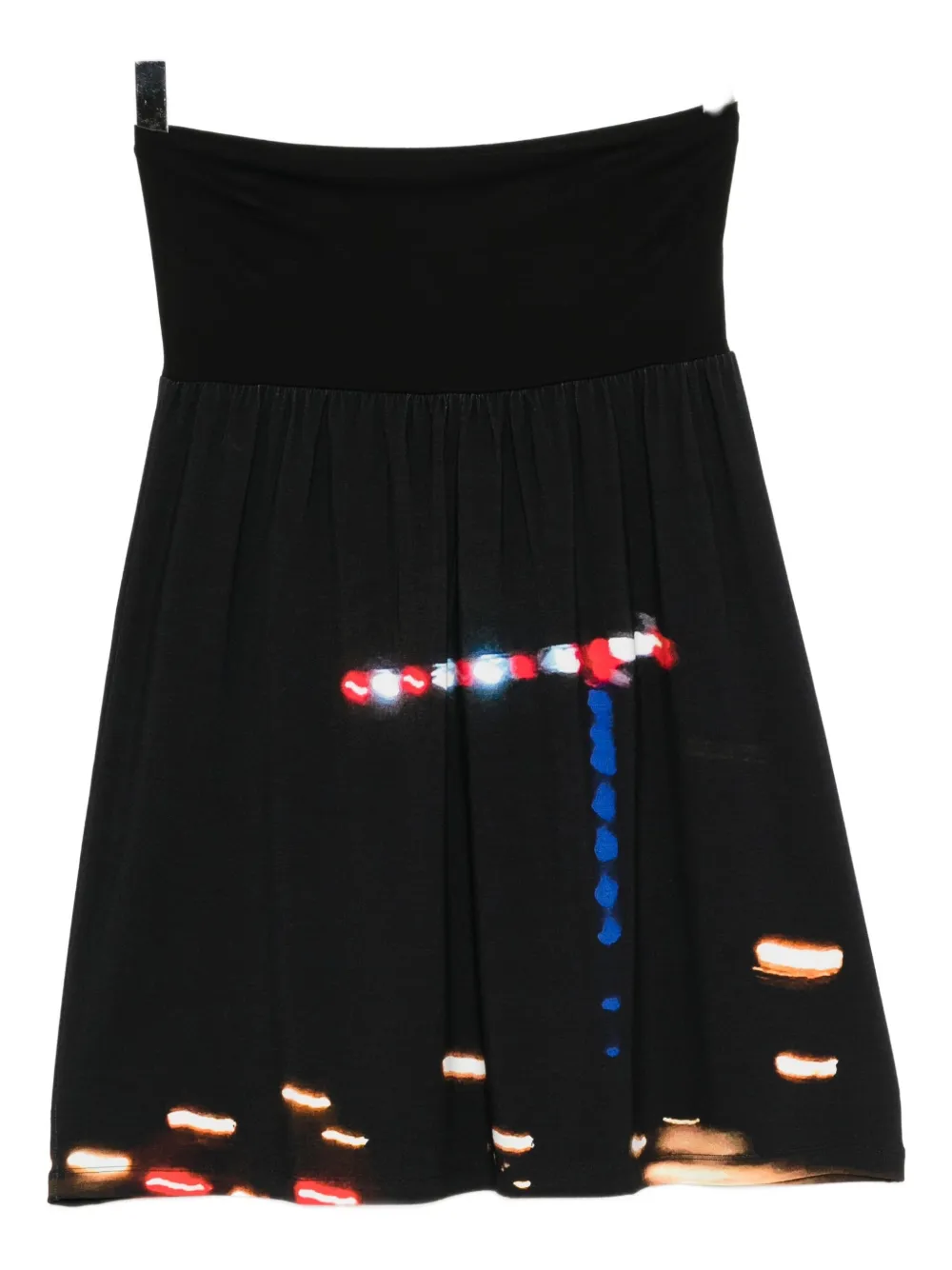 Agnès B. Printed Skirt In Black