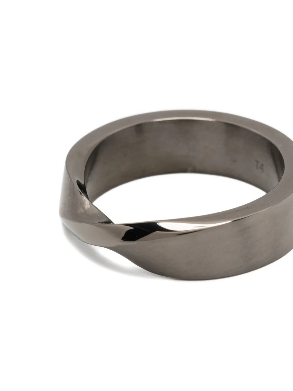 Agnès B. Narrative Ring In Black