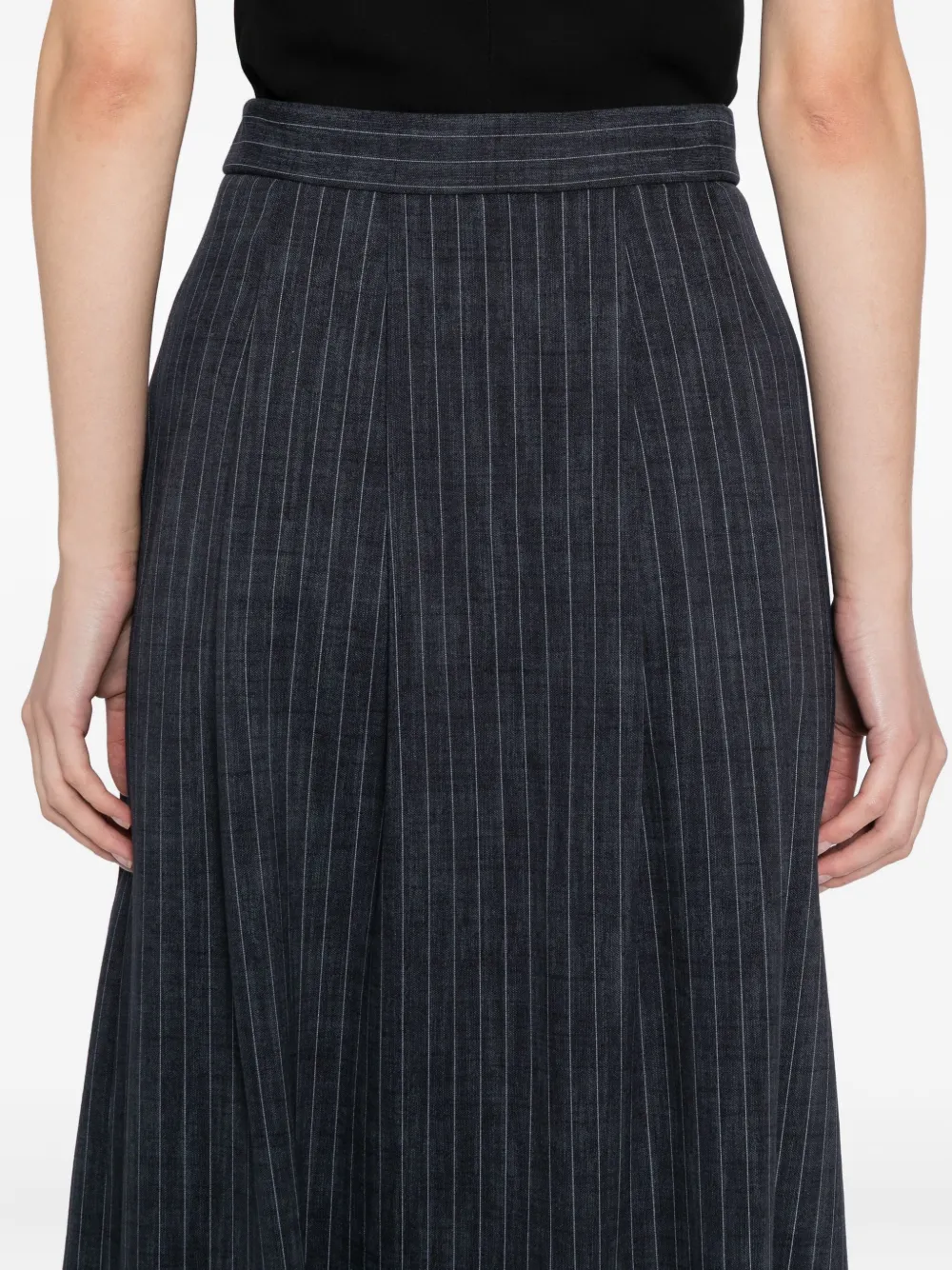 Agnès B. Early River Skirt In Blue