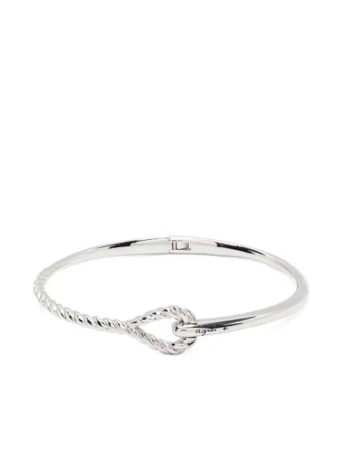 agnès b.  Anchor Knot Twist bangle 