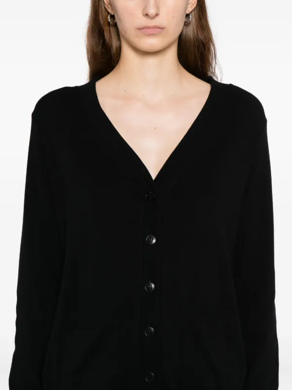 Agnès b. Homme Cotton Cardigan | Black | FARFETCH KW