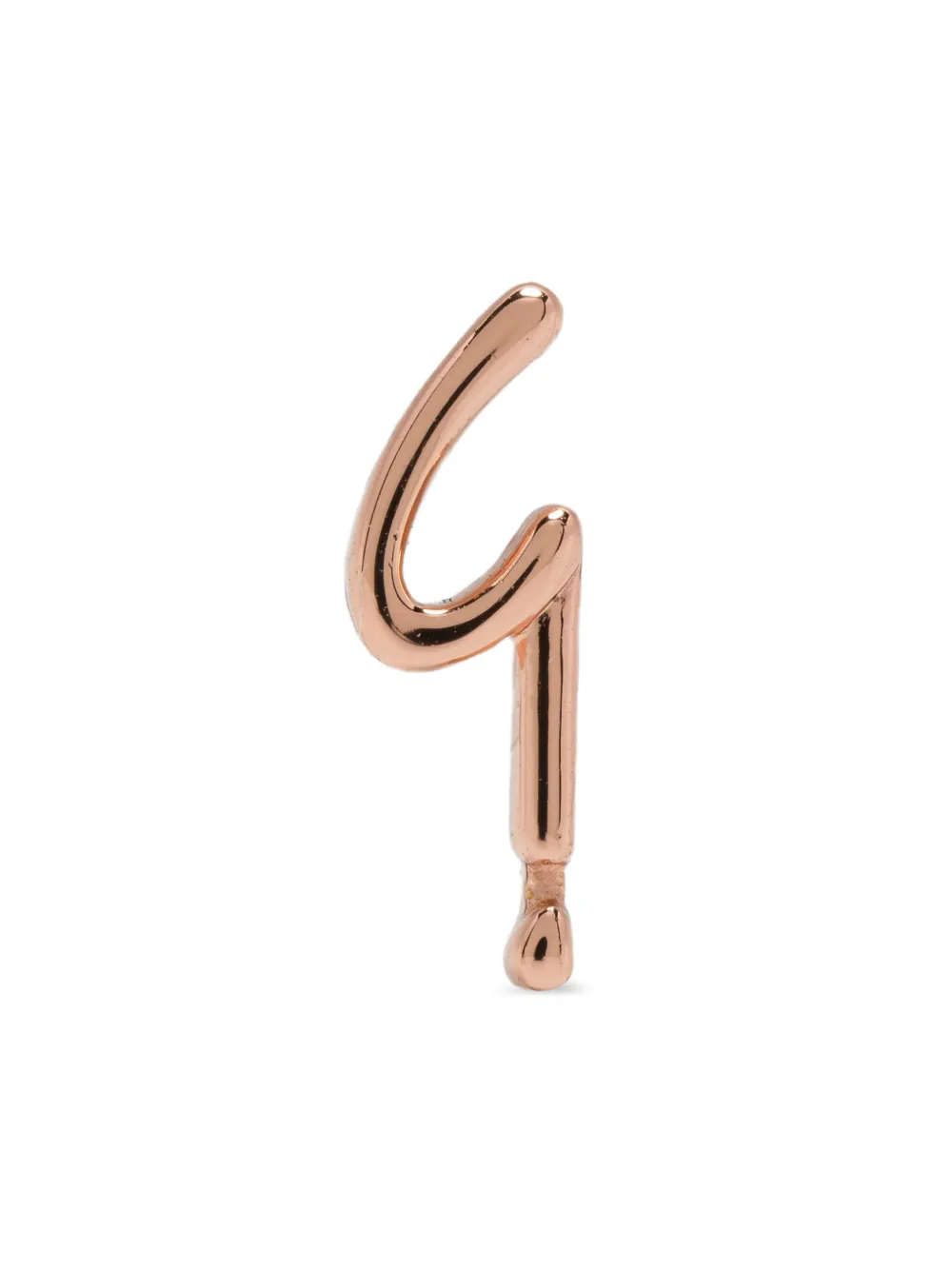 agnès b.  logo earring | Silver | Image 1
