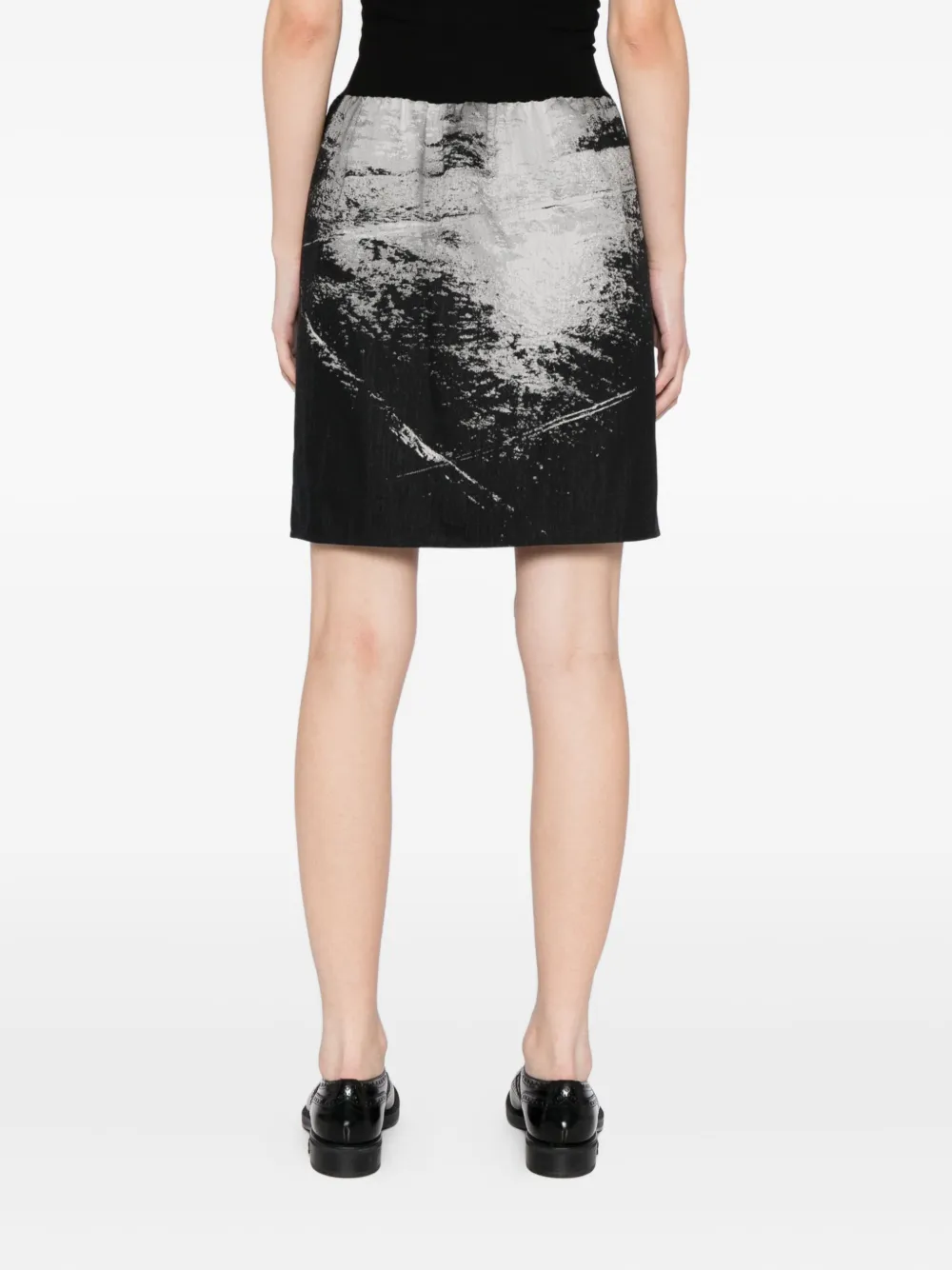 Agnès B. Celena Reflet Skirt In Black