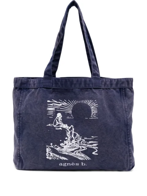 agnès b.  tote Sunset grande