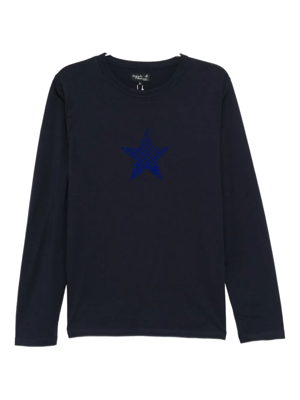 agnès b.  Etoile cotton T-shirt | Blue | Image 1