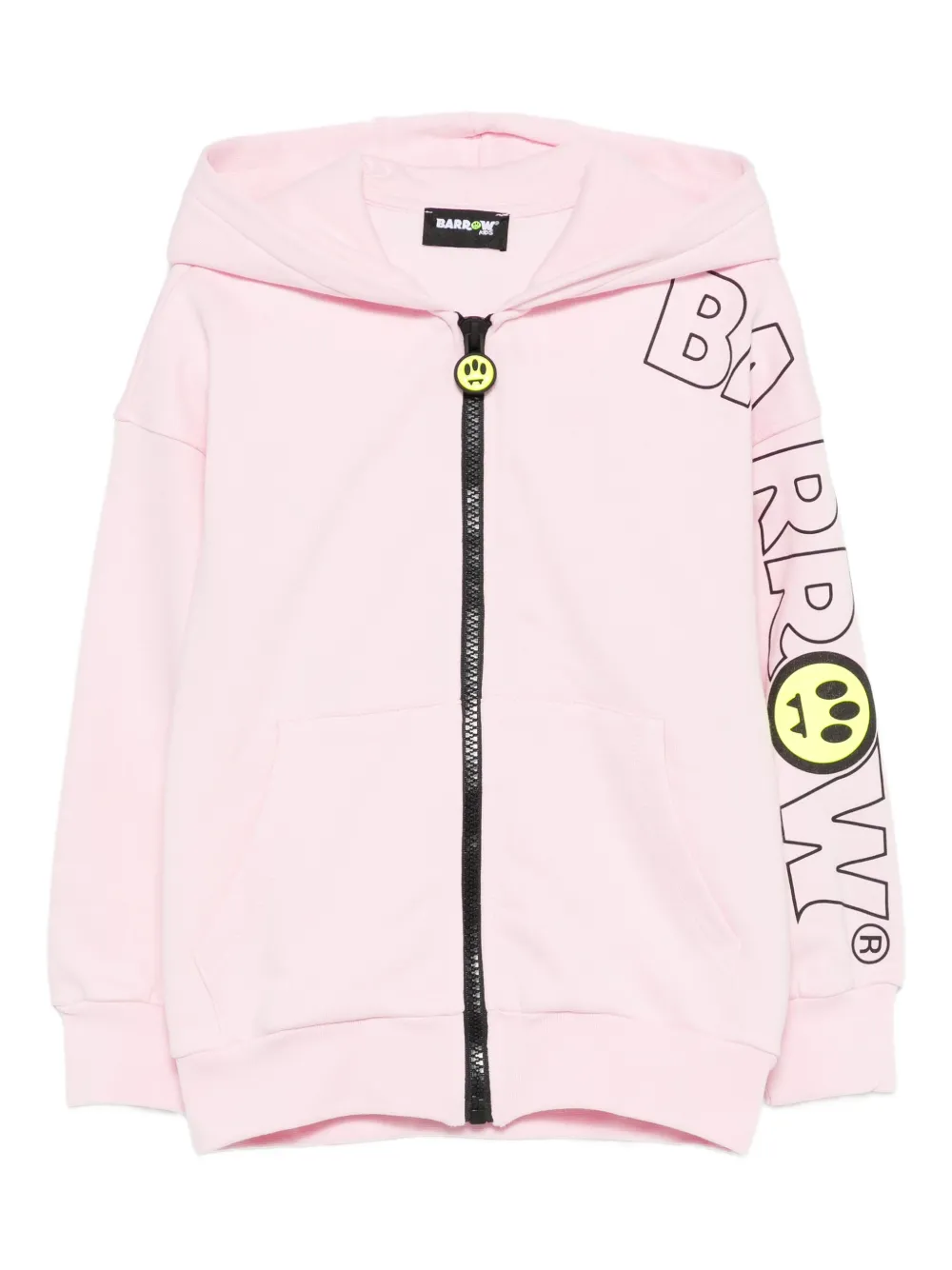 Barrow kids logo-print hoodie - Rosa
