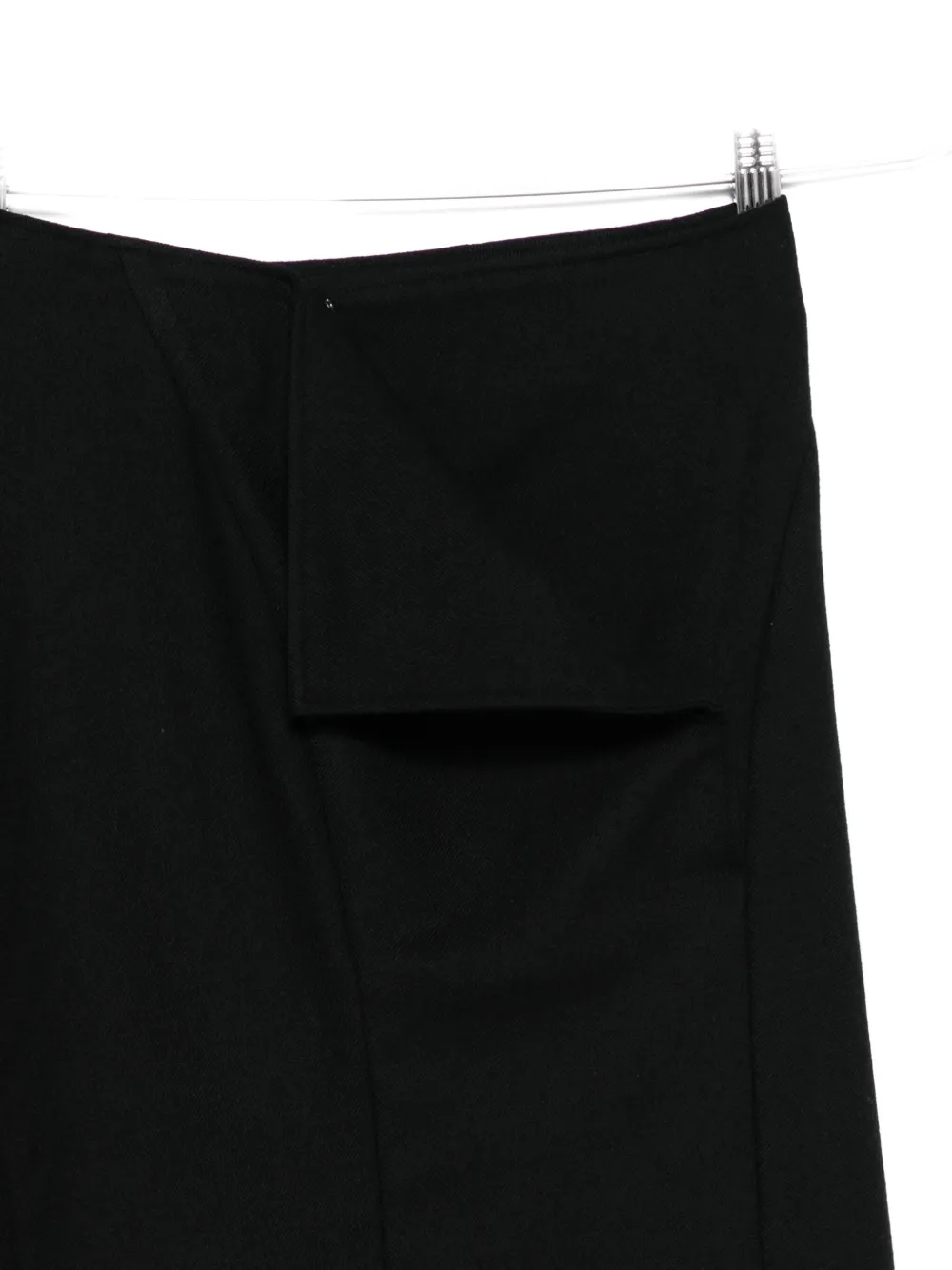 Yohji Yamamoto Panelled Skirt In Animal Print