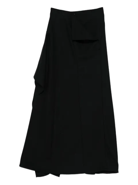 Yohji Yamamoto panelled skirt