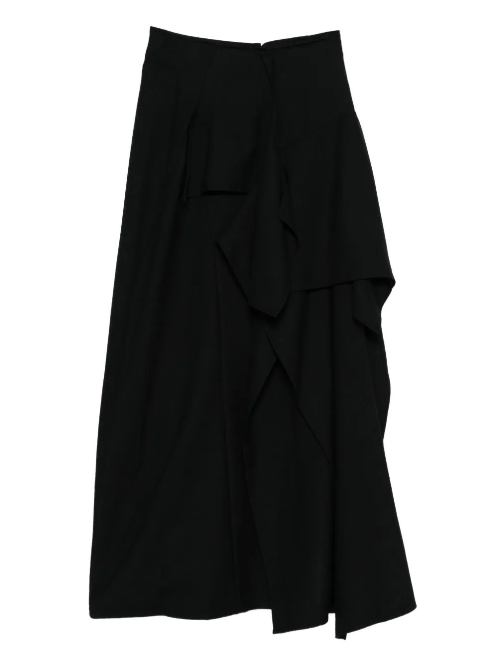 Yohji Yamamoto Rok met vlakken - Zwart