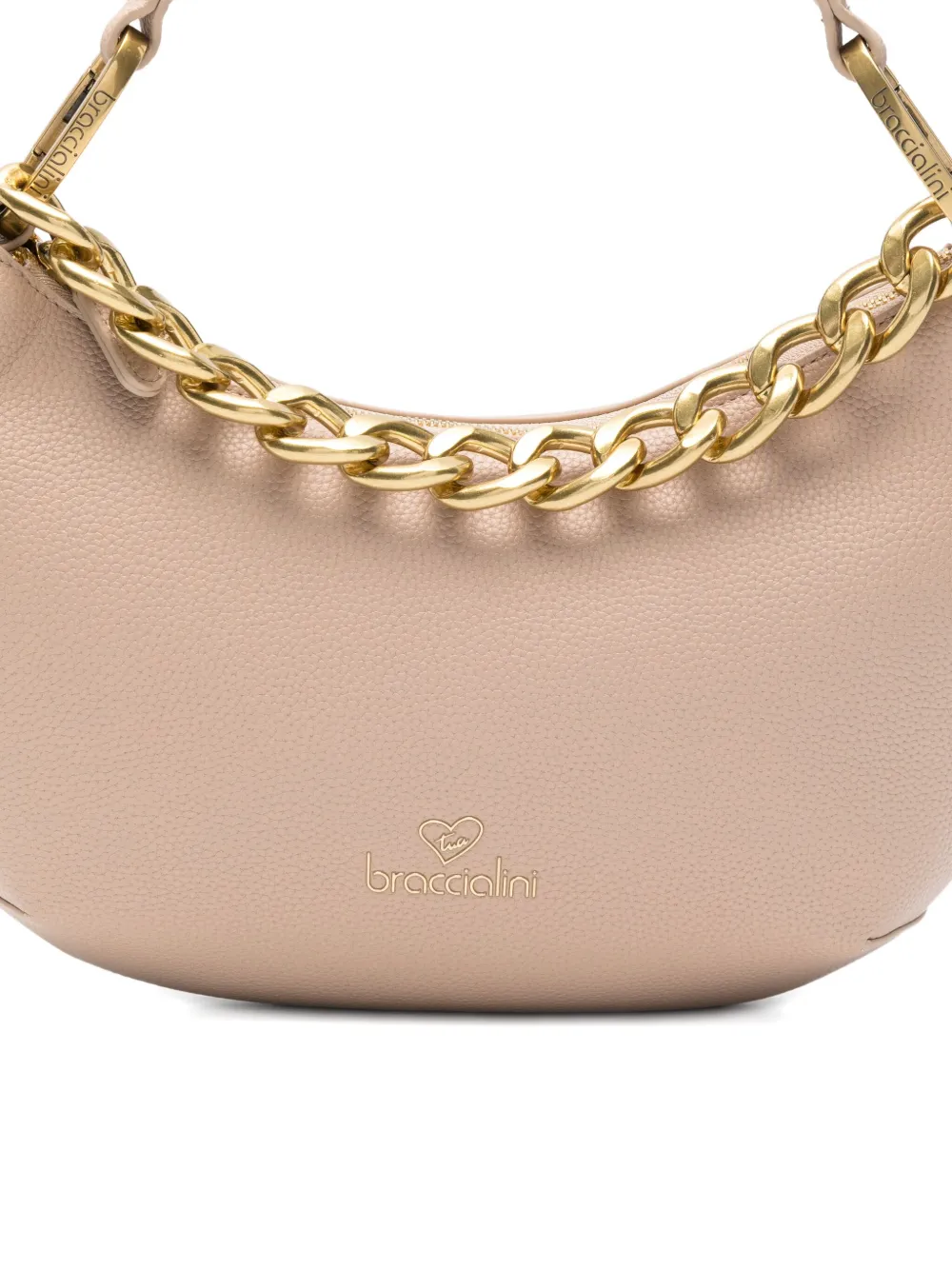 Braccialini Chain-detail Shoulder Bag In Neutral