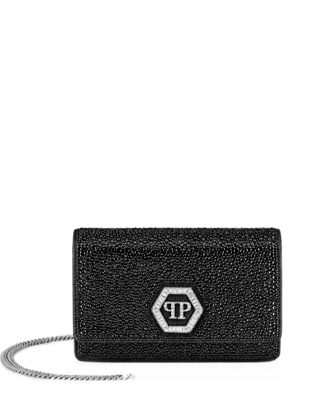 Philipp Plein Hexagon bag mix strass