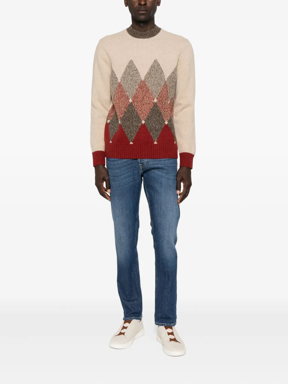DONDUP buttoned washed jeans - Blauw