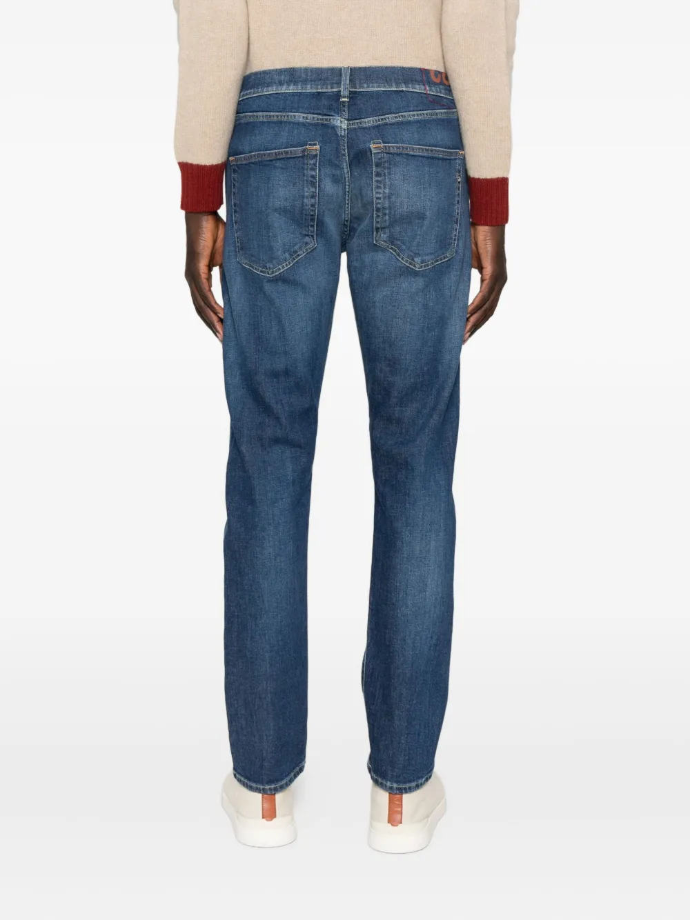 DONDUP Jeans met knopen Blauw