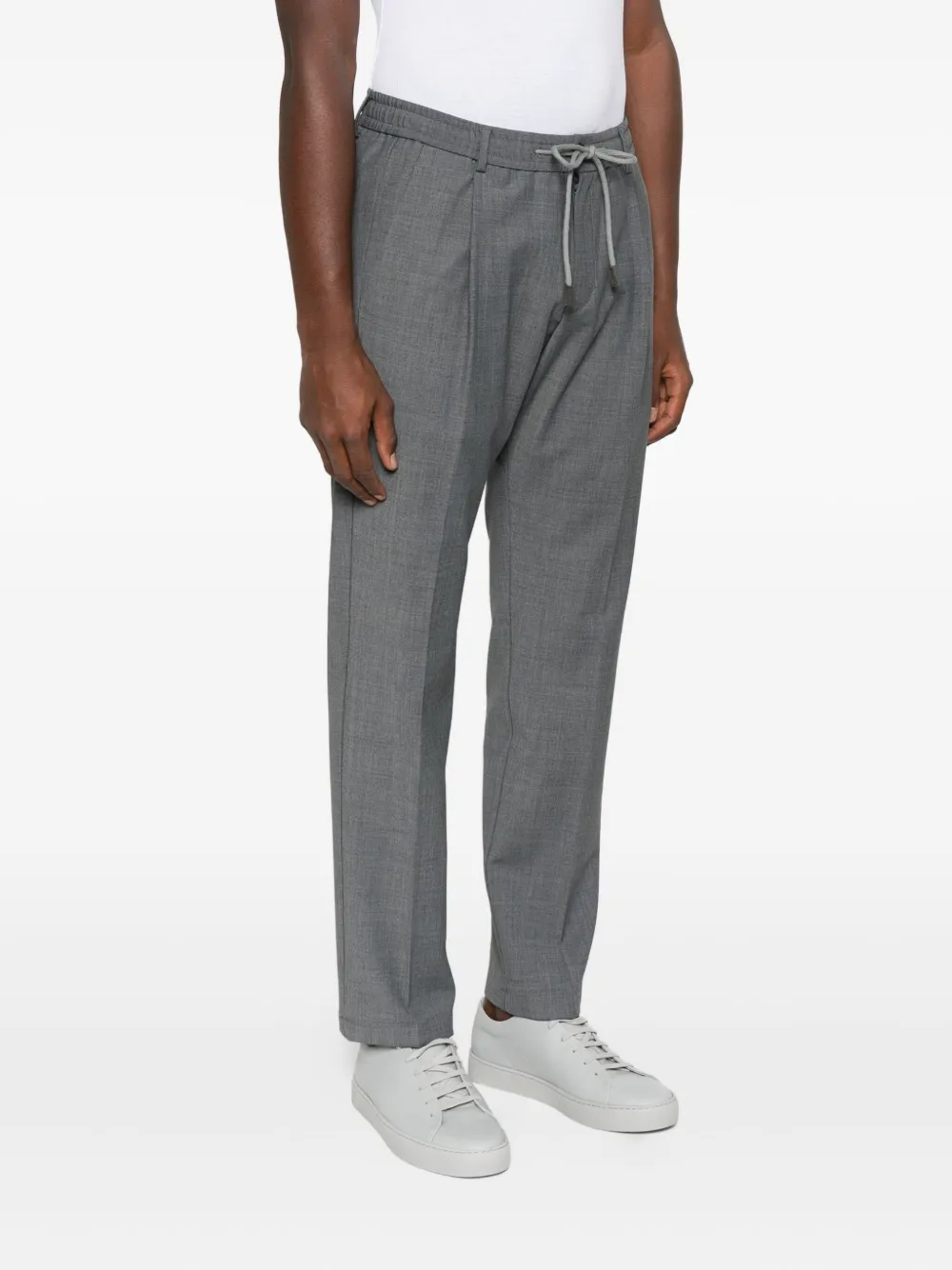 Gran Sasso Broek met trekkoordtaille Grijs
