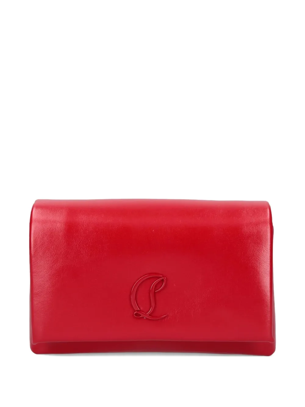 Christian Louboutin logo-embossed chain-strap shoulder bag | Red | Image 1