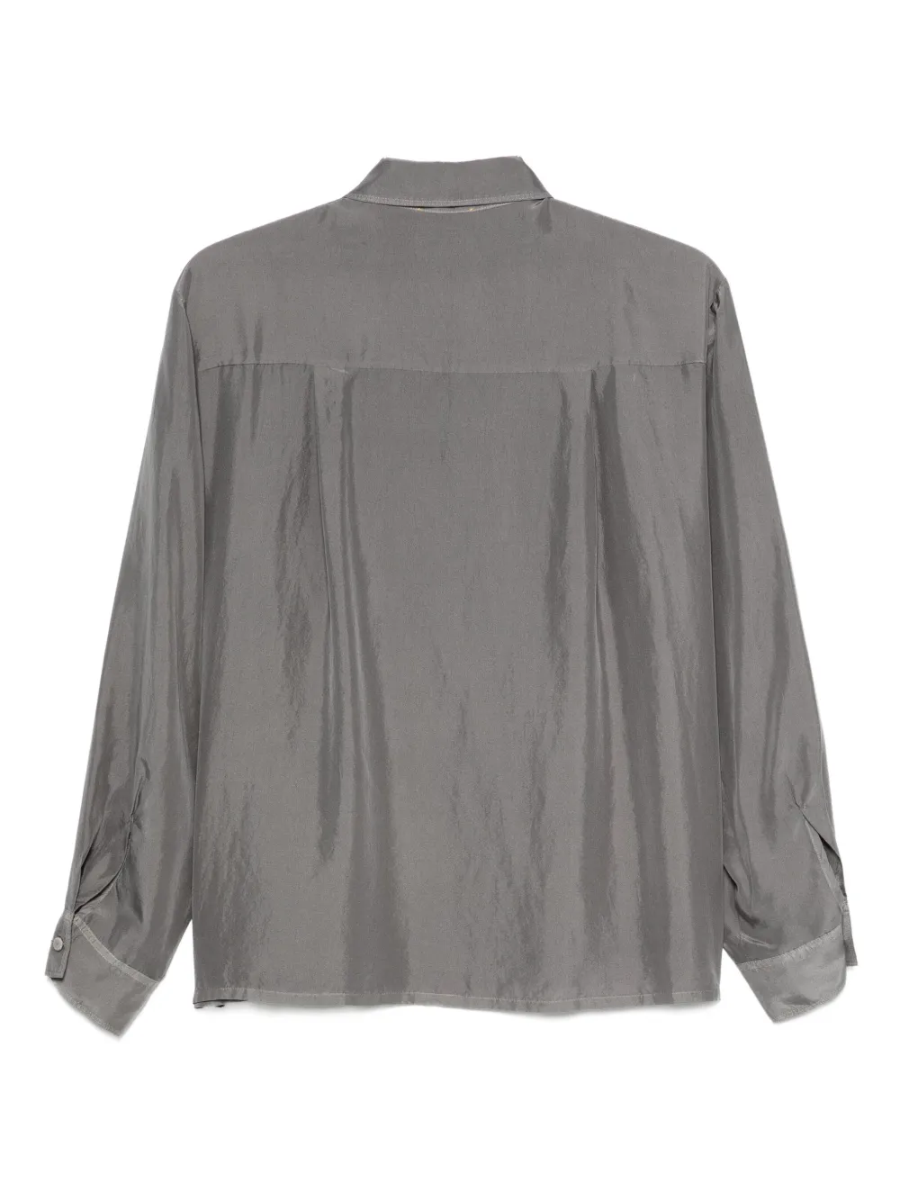 Forte Forte Silk Blouse In Gray