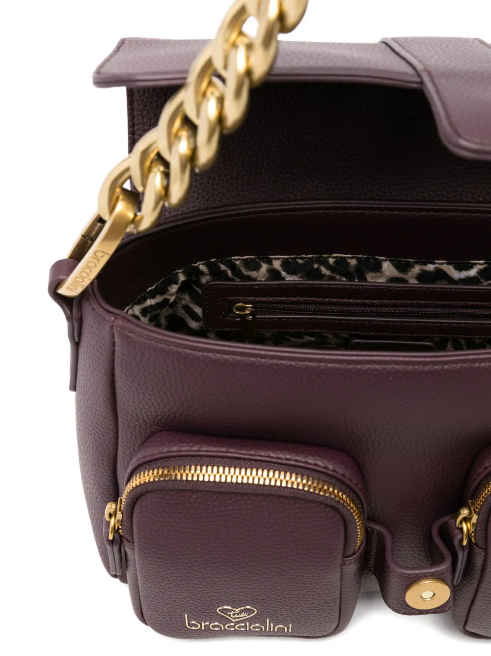 Braccialini Chain-strap Shoulder Bag In Red