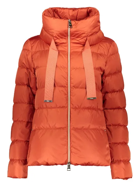 Herno stand up-collar zip-up puffer jacket